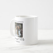 Personalized Wedding Photo Coffee Mug | Custom Kaffeetasse (Vorderseite Links)
