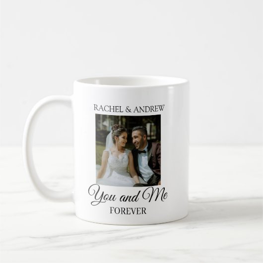 Personalized Wedding Photo Coffee Mug | Custom Kaffeetasse (Links)
