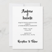 personalized wedding photo Save the Date Card (Rückseite)