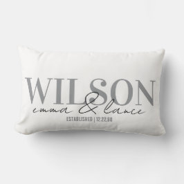 Personalized Wedding Pillow, Names & Dates  Lendenkissen