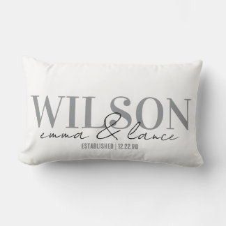 Personalized Wedding Pillow, Names & Dates  Lendenkissen