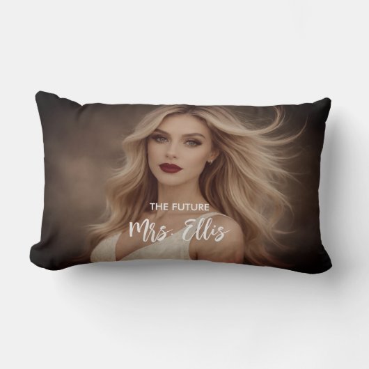 Personalized Wedding Pillow – The Future, Mrs. Lendenkissen (Vorderseite)
