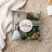 Personalized Wedding Pillow with Initial & Date Kissen (Decke)