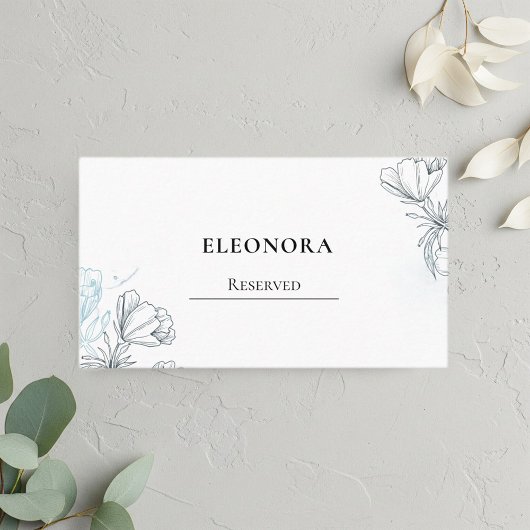 Personalized wedding placeholders platzkarte
