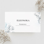 Personalized wedding placeholders platzkarte