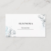 Personalized wedding placeholders platzkarte (Vorderseite)