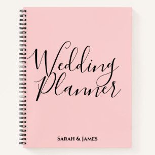 Personalized Wedding Planner Notebook Notizblock