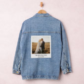 Personalized Wedding Polaroid Photo Denim Jacket Jeansjacke (Hangar)