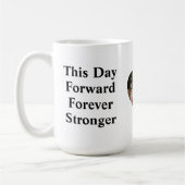 Personalized Wedding Quote Mug – "Forever Stronger Kaffeetasse (Links)