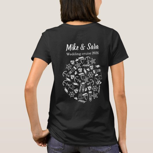Personalized wedding T-Shirt (Rückseite)