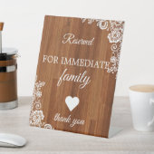 Personalized Wedding Tabletop Signs – Custom Décor Sockelschild (In SItu)