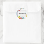 Personalized Welcome Back to School Name Stickers (Tasche)