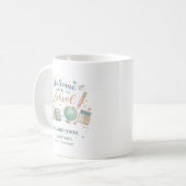 Personalized Welcome Back to School Teacher Kaffeetasse (Vorderseite Links)