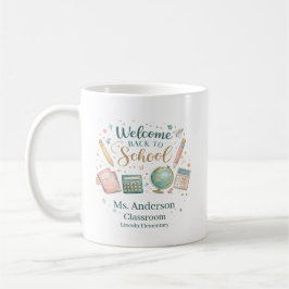 Personalized Welcome Back to School Teacher Kaffeetasse