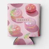 Personalized Whimsical Pastel Macaron Sparkle Dosenkühler (Vorderseite)