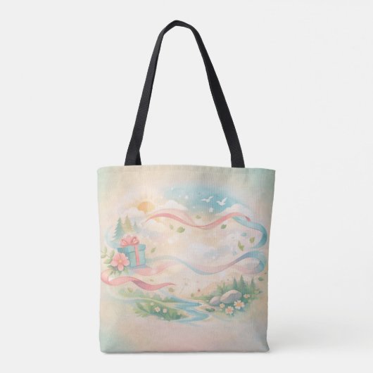 Personalized Whimsical Tote Bag Tasche (Rückseite)