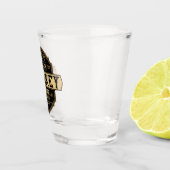 Personalized Whiskey on the Rocks Liquor Label Bar Schnapsglas (Rechts)