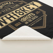 Personalized Whiskey on the Rocks Liquor Label Bar Sherpadecke (3/4)