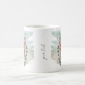 Personalized Wildflower Paint Splatter Kaffeetasse (Mittel)