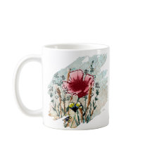 Personalized Wildflower Paint Splatter