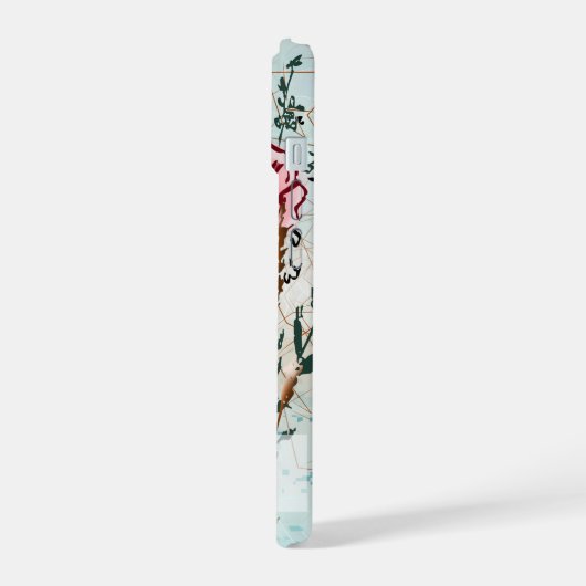 Personalized Wildflower Phone Case iPhone 15 Hülle (Linke Seite)