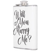 Personalized “Will You Marry Me?” Proposal Flachmann (Links)