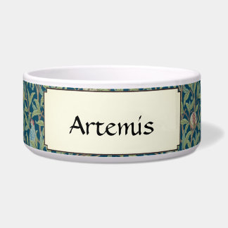 Personalized William Morris Bird and Pomegranate Napf