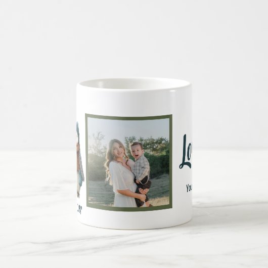 Personalized Winter Penguin “Best Mom Ever” Kaffeetasse (Mittel)