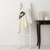 Personalized Winter Penguin “Best Mom Ever” Sherpadecke (Beispiel)