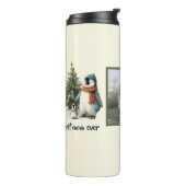Personalized Winter Penguin “Best Mom Ever” Thermosbecher (Nach links gedreht)