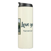 Personalized Winter Penguin “Best Mom Ever” Thermosbecher (Nach rechts gedreht)