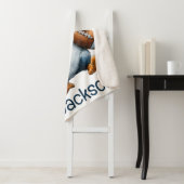 Personalized Winter Penguin Football Kid Sherpadecke (Beispiel)