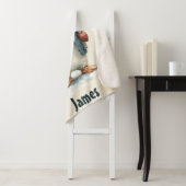 Personalized Winter Penguin Tennis Kid Sherpadecke (Beispiel)