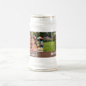 Personalized with 2 Photos and Text Bierglas (Mittel)