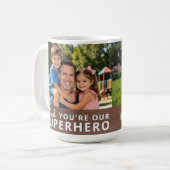 Personalized with 2 Photos and Text Kaffeetasse (Vorderseite Links)