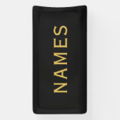 Personalized With Last Name or Nickname on Them Banner (Vertikal)