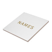 Personalized With Last Name or Nickname on Them Fliese (Seite)