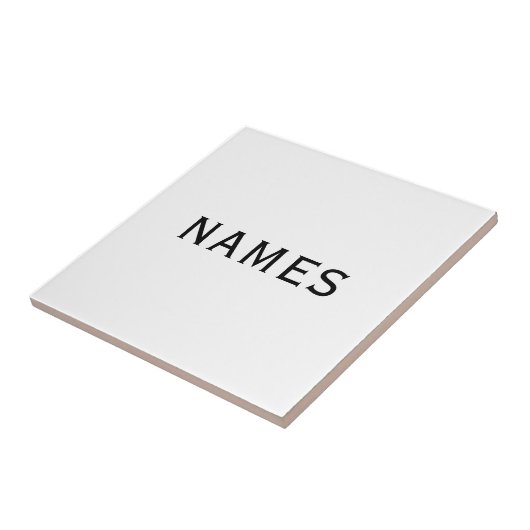 Personalized With Last Name or Nickname on Them Fliese (Seite)