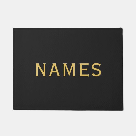 Personalized With Last Name or Nickname on Them Fußmatte (Vorderseite)