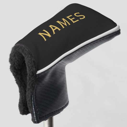 Personalized With Last Name or Nickname on Them Golf Headcover (3/4 Vorderseite)