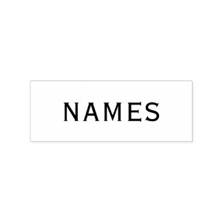 Personalized With Last Name or Nickname on Them Gummistempel