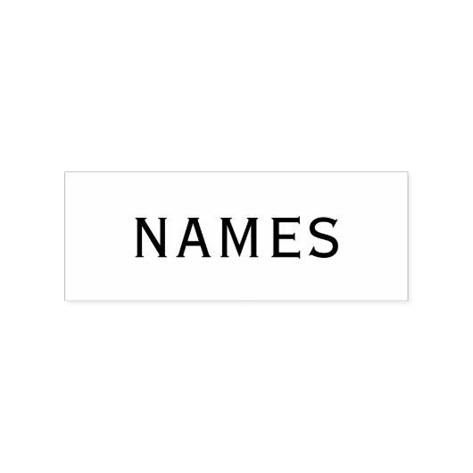 Personalized With Last Name or Nickname on Them Gummistempel (Prägung)