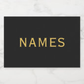 Personalized With Last Name or Nickname on Them Lebensmitteletikett (Einzelnes Label)