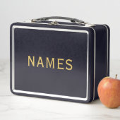 Personalized With Last Name or Nickname on Them Metall Brotdose (Beispiel)