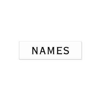 Personalized With Last Name or Nickname on Them Permastempel