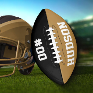 Personalized with name and number football