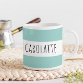 Personalized With Name Custom Mint Kaffeetasse