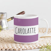 Personalized With Name Custom Plum Kaffeetasse