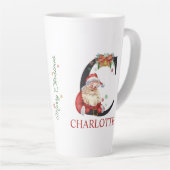 Personalized with name | Unique Christmas gifts Milchtasse (Rechte Ecke)