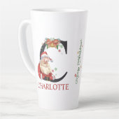 Personalized with name | Unique Christmas gifts Milchtasse (Linke Ecke)